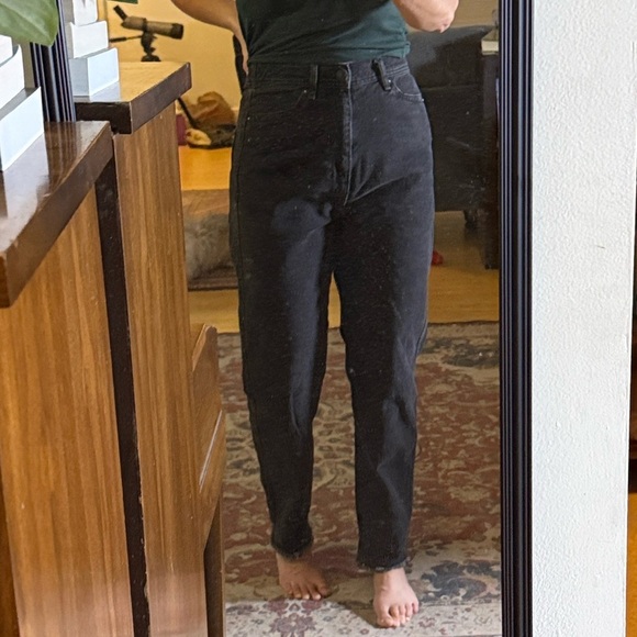 WE THE FREE High Rise Black Jeans Size 27 - Picture 11 of 12